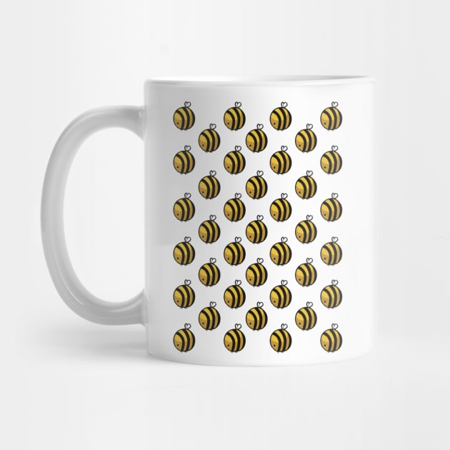 Bee Polka Dot by huebucket